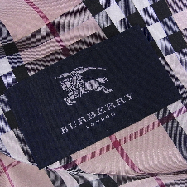 実際に弊社で買取させて頂いたBURBERRY LONDON/バーバリー ナイロンジップアップブルゾン/Mの画像 3枚目