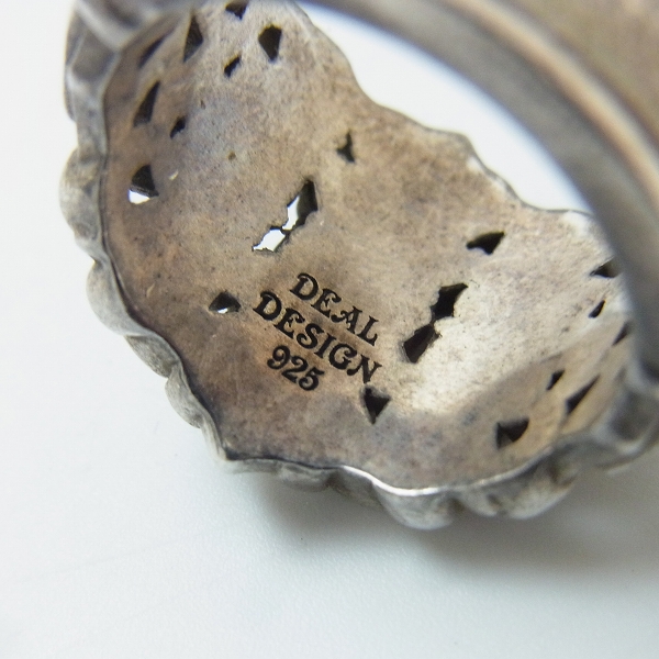 実際に弊社で買取させて頂いたDEAL DESIGN/ディール デザイン キングゲートリング/クロス/19号の画像 4枚目