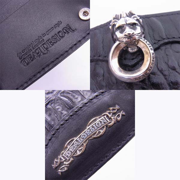 実際に弊社で買取させて頂いたDEAL DESIGN/ディールデザイン エンブレムライオン ロング ウォレットの画像 5枚目