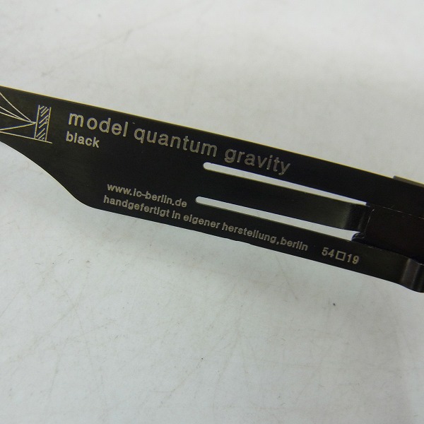 実際に弊社で買取させて頂いたic! berlin/アイシーベルリン メガネフレーム/アイウェア 863424の画像 6枚目