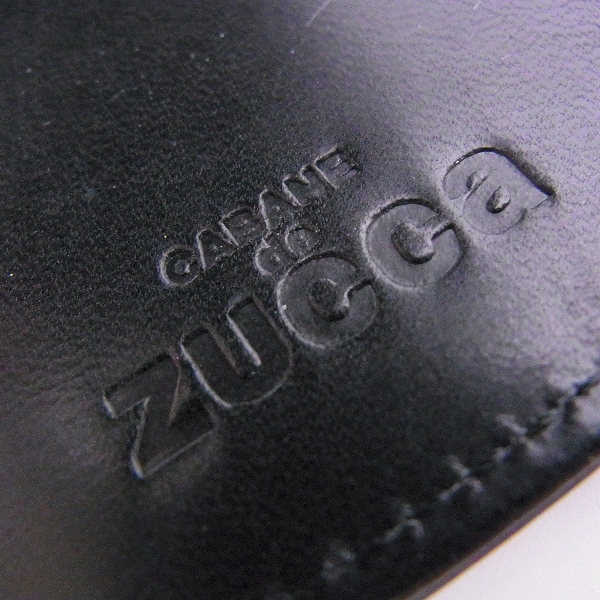 実際に弊社で買取させて頂いたCABANE de ZUCCA/カバンドズッカ 三つ折り カードケース シルバー×ブラックの画像 4枚目