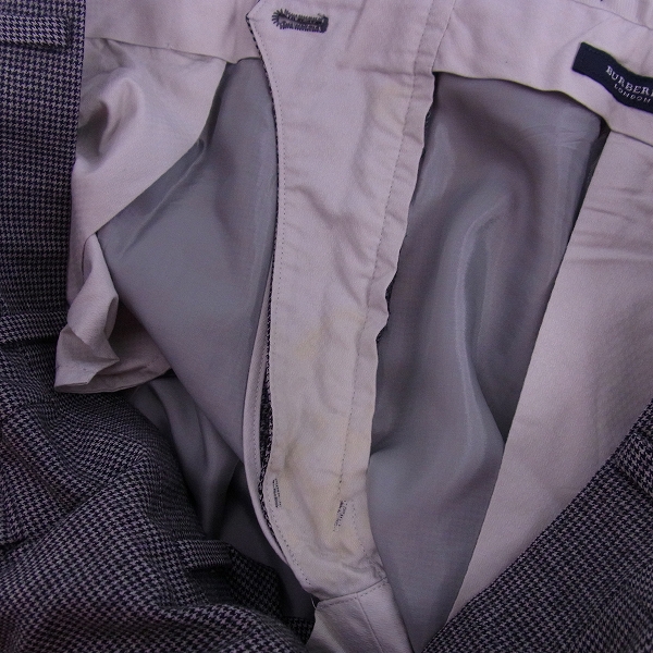 実際に弊社で買取させて頂いたBURBERRY LONDON/バーバリーロンドン 千鳥格子柄 ウールパンツ/94の画像 4枚目