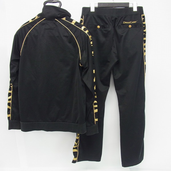 実際に弊社で買取させて頂いた【難有り】DRESS CAMP/ドレスキャンプ トラックジャケット/トラックパンツ/セットアップジャージ Size:Sの画像 1枚目