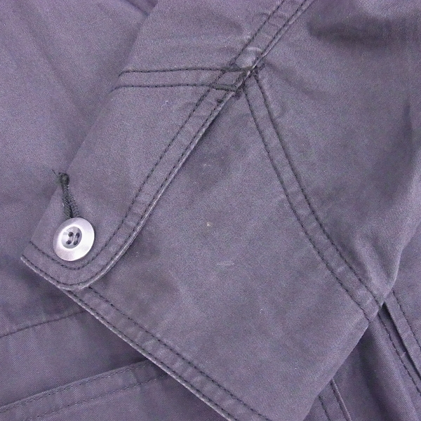 実際に弊社で買取させて頂いたLOUNGE LIZARD/ラウンジリザード ロングコットンジャケット/2の画像 4枚目