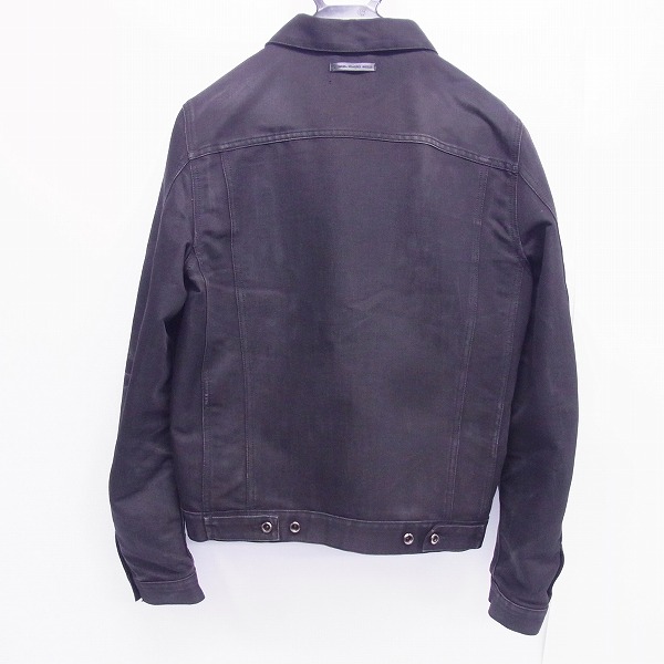 実際に弊社で買取させて頂いたDIESEL BLACK GOLD/ディーゼル コーティングデニムジャケット/48の画像 1枚目