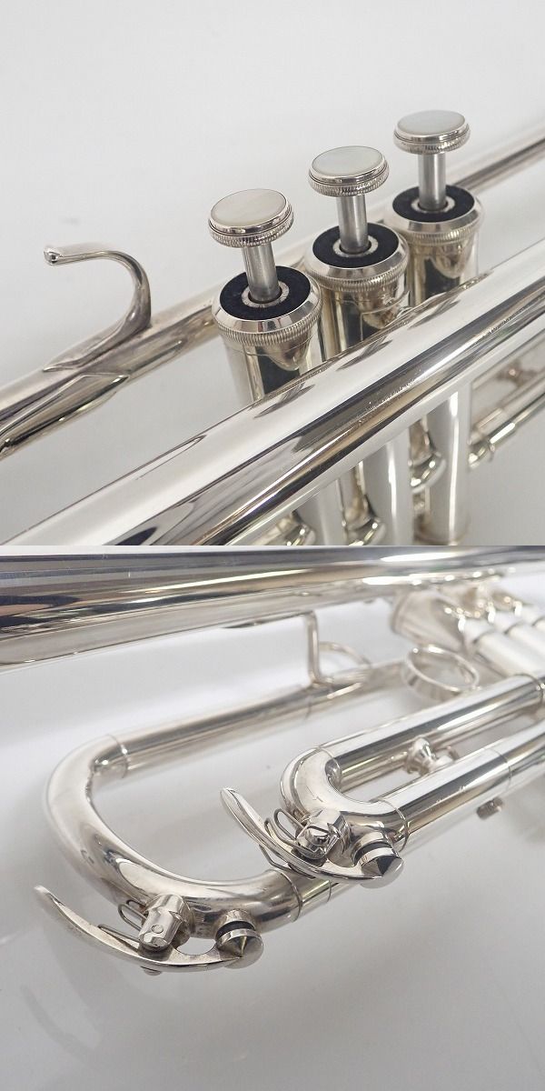 実際に弊社で買取させて頂いたYAMAHA/ヤマハ B♭ トランペット YTR-6310ZS 銀メッキ仕上げ ハードケース付の画像 3枚目