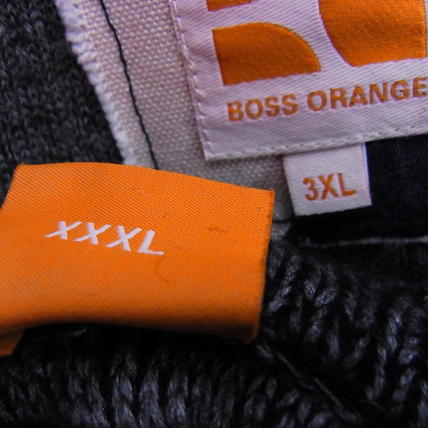 実際に弊社で買取させて頂いたHUGO BOSS/ヒューゴボス BOSS ORANGE/ボスオレンジ ニットカーディガン グレー 2点セット/XXXLの画像 3枚目