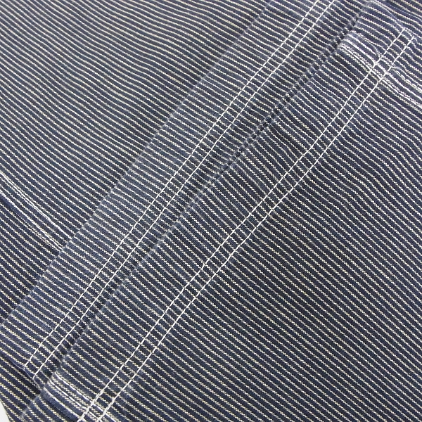 実際に弊社で買取させて頂いたBack Channel/バックチャンネル ヒッコリーデニム カーゴ パンツ 4点セットの画像 4枚目