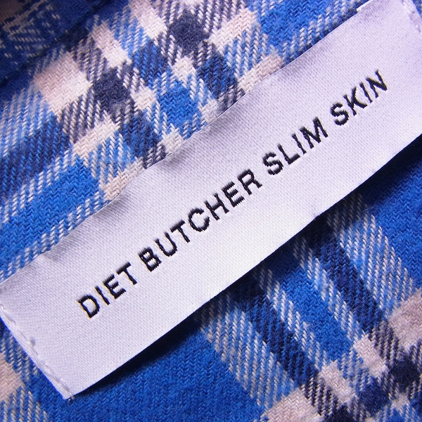 実際に弊社で買取させて頂いたDIET BUTCHER SLIM SKIN/ダイエットブッチャースリムスキン ロングチェックシャツ/2の画像 2枚目