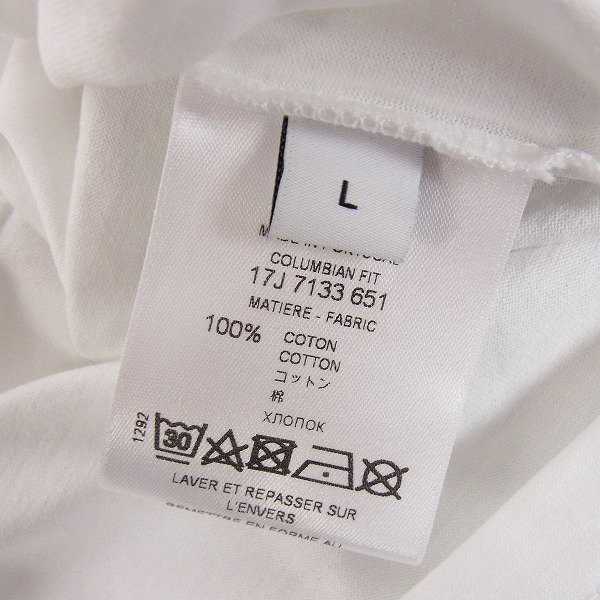 実際に弊社で買取させて頂いた【JPタグ】GIVENCHY/ジバンシー REAL EYE REALIZE REAL LIES 半袖 カットソー/Tシャツ 17J 7133 651/Lの画像 3枚目