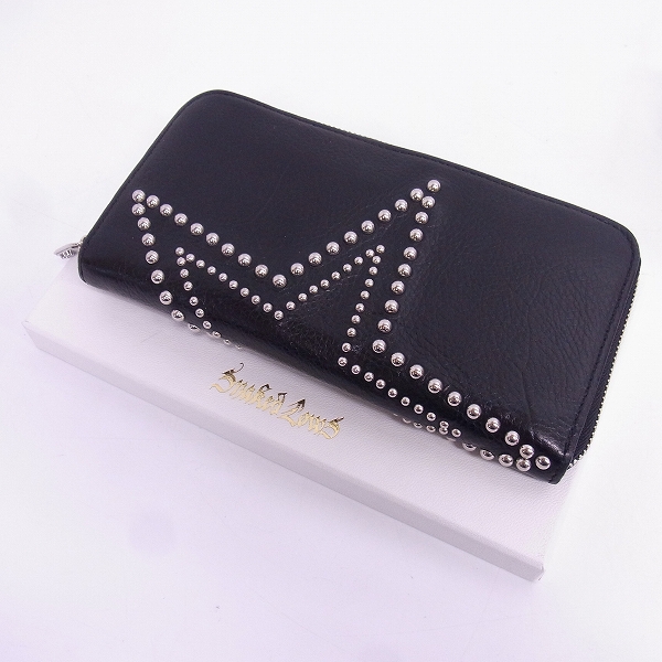 実際に弊社で買取させて頂いたDeal Design/ディールデザイン  SNAKED LOWS ラウンドジップウォレット/スタースタッズ