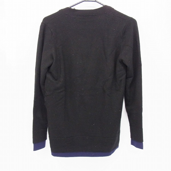 実際に弊社で買取させて頂いたjunhashimoto/ジュンハシモト レイヤードカーディガン パープル/ブラック/2の画像 1枚目