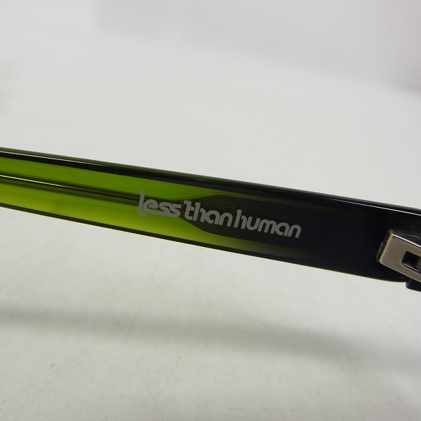 実際に弊社で買取させて頂いたless than human/レスザンヒューマン SAKIGAKE フルリム セルフレーム メガネの画像 5枚目