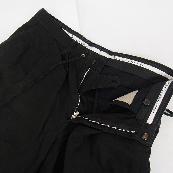 実際に弊社で買取させて頂いたVALLIS by FACTOTUM/ヴァリス バイ ファクトタム ストレッチコットンパンツ　Size：46の画像 2枚目