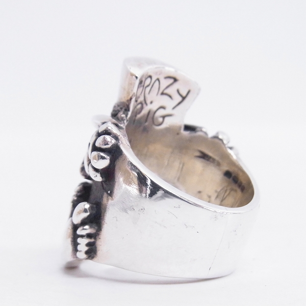 実際に弊社で買取させて頂いたCRAZY PIG/クレイジーピッグ チーキーゴメス マスコットリング 18号の画像 2枚目