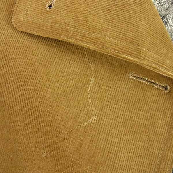実際に弊社で買取させて頂いたFACTOTUM/ファクトタム 12AW コーデュロイ トレンチコート/46の画像 6枚目