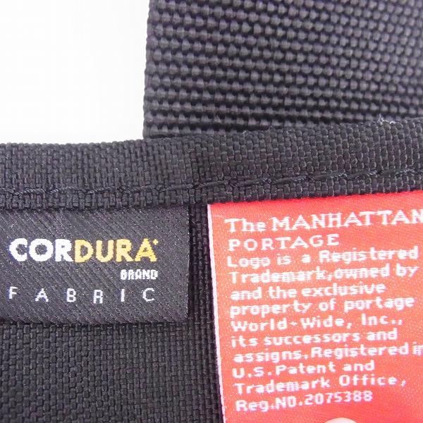 実際に弊社で買取させて頂いたManhattan Portage/マンハッタンポーテージ メッセンジャー ショルダーバッグ ブラックの画像 5枚目