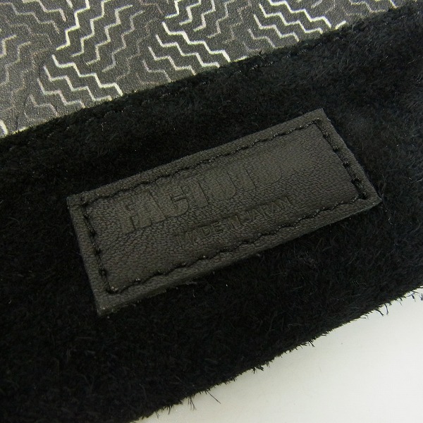 実際に弊社で買取させて頂いたFACTOTUM/ファクトタム スエード切替 クラッチバッグの画像 4枚目