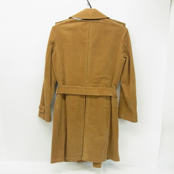 実際に弊社で買取させて頂いたFACTOTUM/ファクトタム 12AW コーデュロイ トレンチコート/46の画像 1枚目