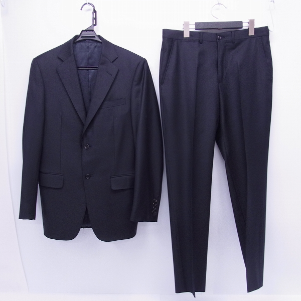 実際に弊社で買取させて頂いたDunhill/ダンヒル 2Bウールテーラードジャケット/パンツ/スーツセット/46