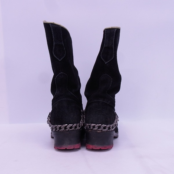 実際に弊社で買取させて頂いたhiromu takahara/ヒロムタカハラ ロングブーツ/41.5の画像 1枚目