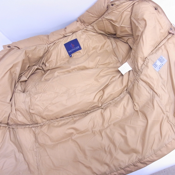 MONCLER/モンクレール 青タグ ファー付きダウンジャケット 47352