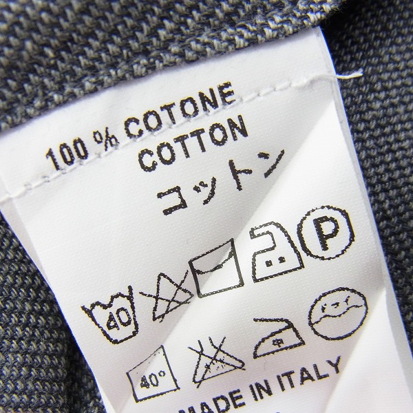 実際に弊社で買取させて頂いたEDIFICE×ORIAN/エディフィス×オリアン イタリア製 長袖シャツ/Mの画像 4枚目