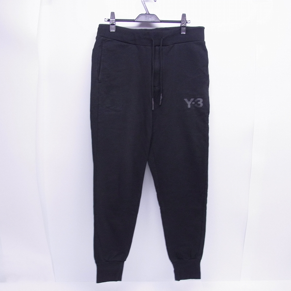 実際に弊社で買取させて頂いたY-3/ワイスリー ブランドロゴプリント 裾リブ CLASSIC CUFFED/カフド パンツ CF0460/Mの画像 0枚目