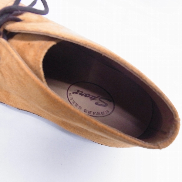 実際に弊社で買取させて頂いたEDWARD GREEN Sport/エドワードグリーン スポーツ チャッカ ブーツ MONZA/7の画像 4枚目