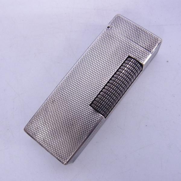 実際に弊社で買取させて頂いたdunhill/ダンヒル ダイヤカット サイドローラー ガスライター シルバー