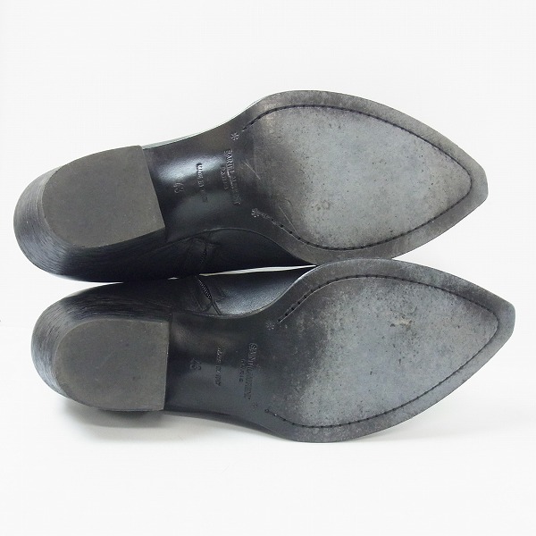 実際に弊社で買取させて頂いたSAINT LAURENT PARIS/サンローランパリ アンクル ブーツ/530825/43の画像 2枚目
