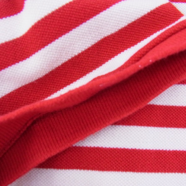 実際に弊社で買取させて頂いたMAISON KITSUNE/メゾンキツネ ボーダー柄 ポロシャツ/XS の画像 6枚目