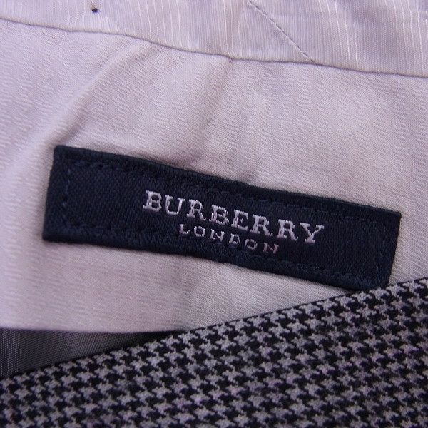 実際に弊社で買取させて頂いたBURBERRY LONDON/バーバリーロンドン 千鳥格子柄 ウールパンツ/94の画像 2枚目