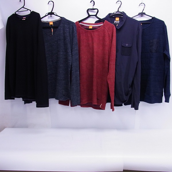 実際に弊社で買取させて頂いたHUGO BOSS/ヒューゴボス 長袖 カットソー 5点セット 