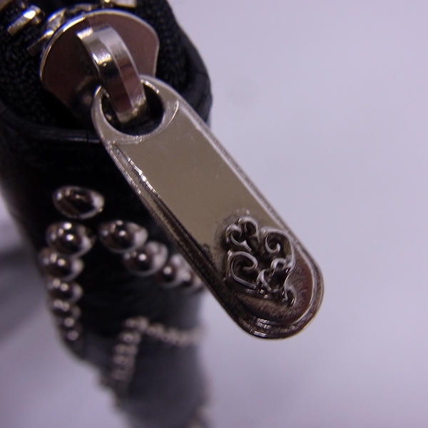 実際に弊社で買取させて頂いたDeal Design/ディールデザイン  SNAKED LOWS ラウンドジップウォレット/スタースタッズの画像 7枚目