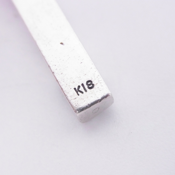 実際に弊社で買取させて頂いたDEAL LTD/ディール エルティーディー DEAL DESIGN ホースシュー クロス ペンダント K18/950 ｗ/ダイヤ 310215K18の画像 3枚目