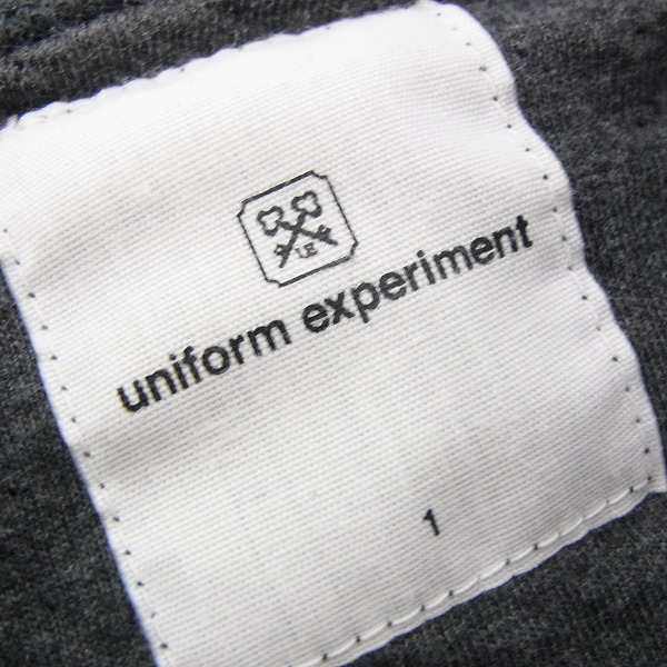 実際に弊社で買取させて頂いたuniform experiment/ユニフォームエクスペリメント ジップアップパーカー/1の画像 2枚目