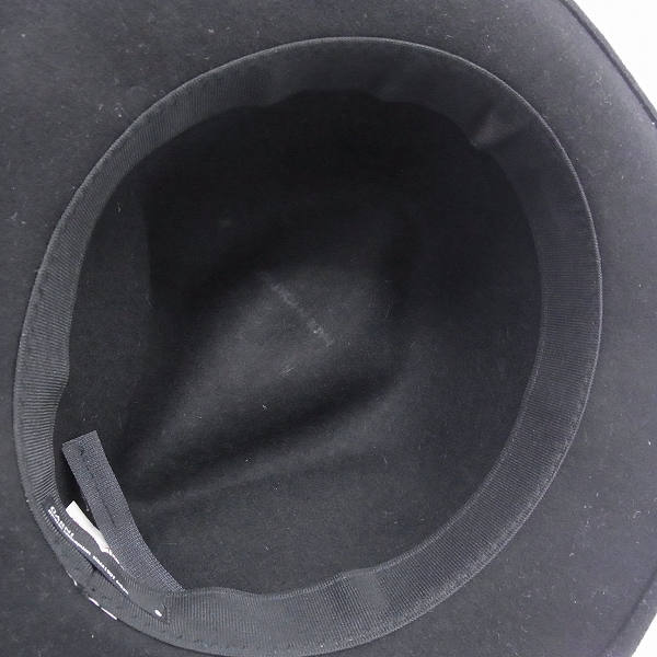 実際に弊社で買取させて頂いたGARNI/ガルニ レザー×SV925 ベルトデザイン フェルトハット/ONEの画像 3枚目