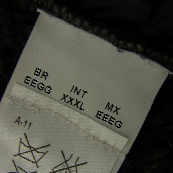 実際に弊社で買取させて頂いたHUGO BOSS/ヒューゴボス ニット切り替え ダウンベスト ブラック/XXXLの画像 3枚目