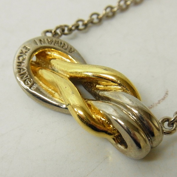 実際に弊社で買取させて頂いたARMANI EXCHANGE/アルマーニ エクスチェンジ ワープネックレスの画像 1枚目