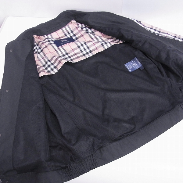実際に弊社で買取させて頂いたBURBERRY LONDON/バーバリー ナイロンジップアップブルゾン/Mの画像 2枚目