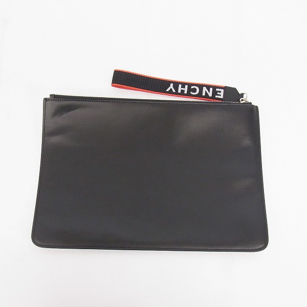 実際に弊社で買取させて頂いたGIVENCHY/ジバンシー ストラップ ラージポーチ/クラッチバッグの画像 1枚目