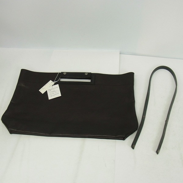 実際に弊社で買取させて頂いた【未使用】FACTOTUM/ファクトタム レザーブリーフバック/01100228の画像 7枚目