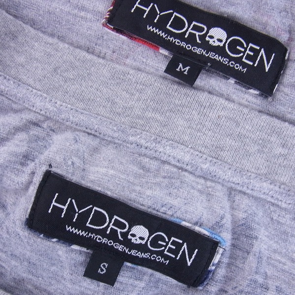 実際に弊社で買取させて頂いたHYDROGEN/ハイドロゲン フラワーデザインVネックシャツ 2枚セットの画像 2枚目