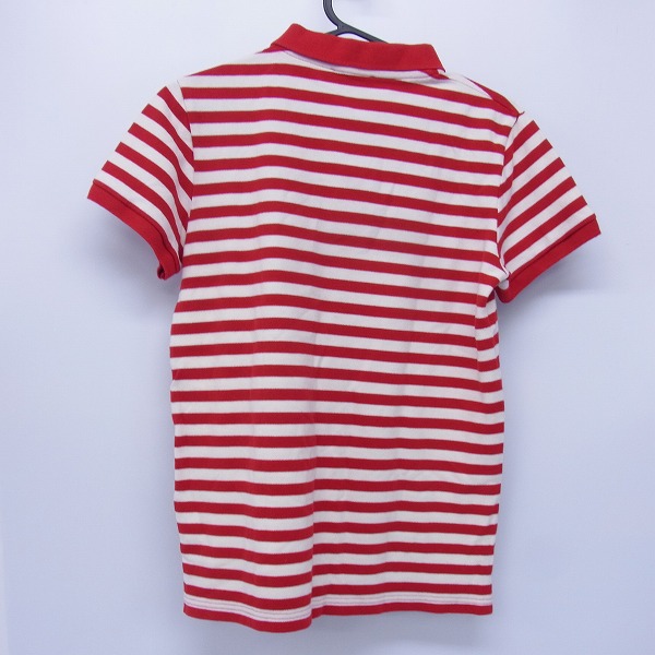 実際に弊社で買取させて頂いたMAISON KITSUNE/メゾンキツネ ボーダー柄 ポロシャツ/XS の画像 1枚目