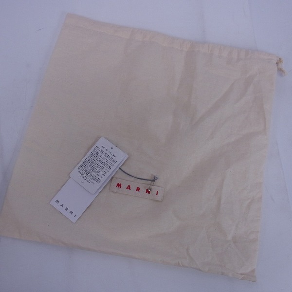 実際に弊社で買取させて頂いた【未使用】MARNI/マルニ タングラム ブロックカラーショルダーバッグ BNMP0000/Z1Z26の画像 9枚目