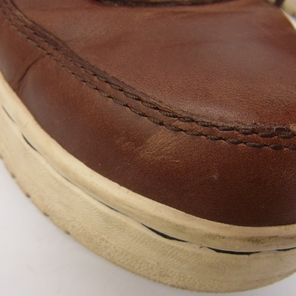 実際に弊社で買取させて頂いたKKOK/コック レザー 編み込み ブラウン/スニーカー/26 の画像 7枚目