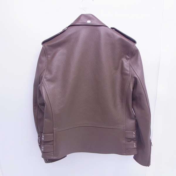 実際に弊社で買取させて頂いた【未使用】Moonage Devilment/ムーンエイジデビルメント レザーダブルライダース MLLC-J-0001/44の画像 1枚目