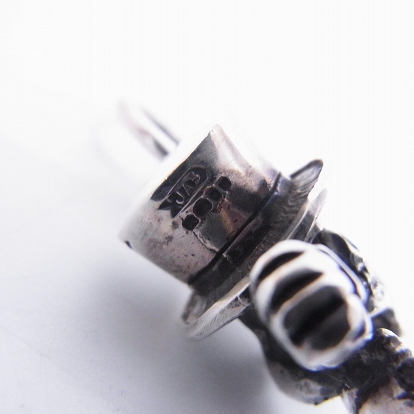 実際に弊社で買取させて頂いたCRAZY PIG/クレイジーピッグ チーキーゴメス スカル ペンダントトップの画像 4枚目