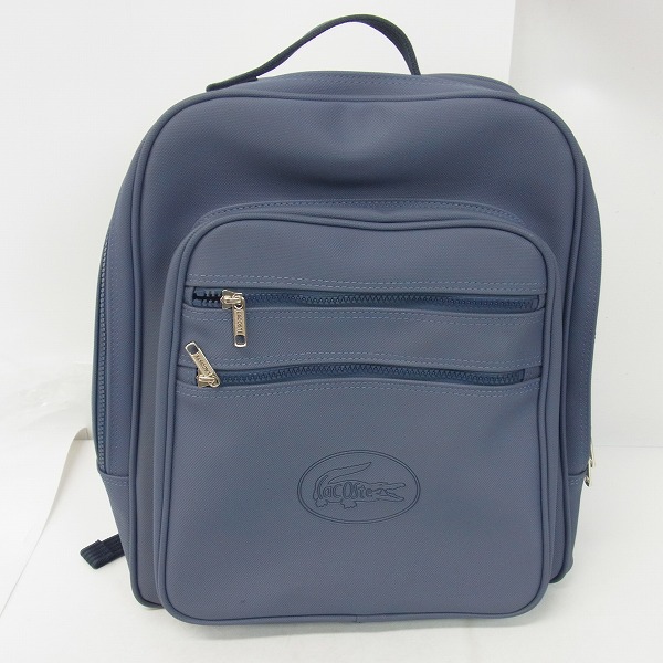 実際に弊社で買取させて頂いたLACOSTE/ラコステ ビッグアイコン型押し バックパック/リュックサック